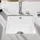 Villeroy & Boch Subway 50 SU mittig Unterbau keramik stone white Handbetätigung 440 x 440 mm