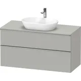 Duravit Waschtischunterschrank wandhängend „D-Neo“ 120 × 66,4 × 55 cm in Betongrau Matt
