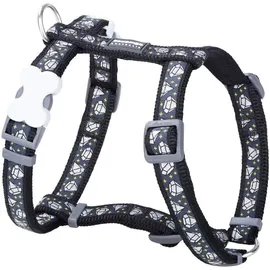 Red Dingo Hundegeschirr Red Dingo STYLE DIAMOND 45-66 cm Schwarz 36-59 cm