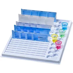 Medi-Inn Tablett zur Medikamentenausgabe, 15 x 340 x 440 mm, weiß 30 Stück