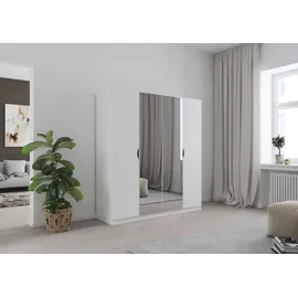 Rauch Drehtürenschrank Freiham 181 x 197 x 54 cm Weiß
