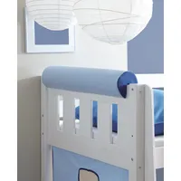 TICAA Nackenrolle 80 x 20 cm Hellblau