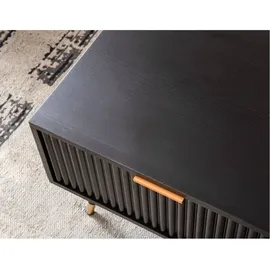 Möbel Boss Couchtisch Schwarz Eiche 110 x 43 x 60 cm