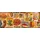 Wash+Dry Snack Attack 75 x 190 cm Grau/Rot
