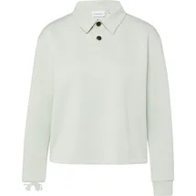 Comma, Softes Sweatshirt mit Polokragen türkis 38
