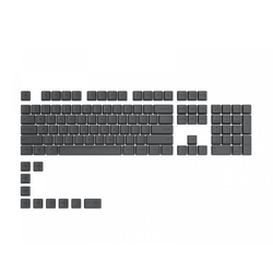Glorious GPBT Keycaps - 114 PBT Caps ANSI US Layout - Black Ash