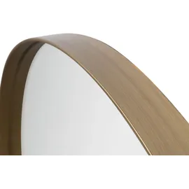 Woood Spiegel Ø 80 cm Gold