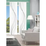 VISION S 55333, 2er-Set, Heights, halbtransparent, 260x60, Schiebevorhang 2er Set Digitaldruck