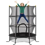 Homcom Kids Trampolin 163 x 163 cm Schwarz