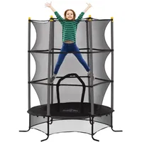 Homcom Kids Trampolin 163 x 163 cm Schwarz