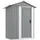 vidaXL Metallgerätehaus 1,26 x 0,98 x 1,77 m grau