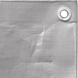 vidaXL Abdeckplane 260 g/m2 6x6 m Grau HDPE
