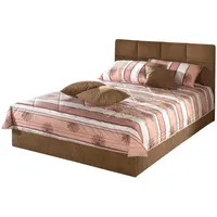 Westfalia Schlafkomfort Polsterbett, braun, B:172cm L:210cm, Bezug Bett: Microfaser