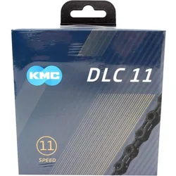 KMC Kette DLC11 11-fach. 118 Glieder Missing Link. 1/2x11/128. schwarz/orange SCHWARZ No Size