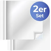 Maximex Spiegeleffekt-Folie, 2er Set, zuschneidbar,