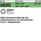 Kerb Konus Gewindeeinsatz Typ 302 M18x24 Stahl gehärtet 10 Stück