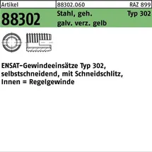 Kerb Konus Gewindeeinsatz Typ 302 M18x24 Stahl gehärtet 10 Stück