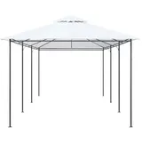 vidaXL Pavillon 600x298x270 cm Weiß 180g/m2