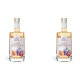 Schlitzer Milde Zwetschge Obstbrand Spirituose - Der sanfte und fruchtige Genuss (1x 0,5l) (Packung mit 2)