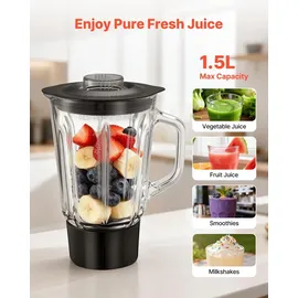 Vevor multifunktionale 1500 W schwarz