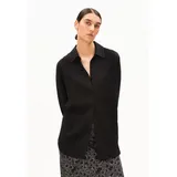 ARMEDANGELS Langarmbluse LINEN BLEND schwarz M