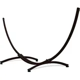 Potenza Gestell Outdoor Hängemattengestell XXL 365cm, 220kg I Gestell für Hängematten, Rahmen aus Stahl wetterfest (Braun)