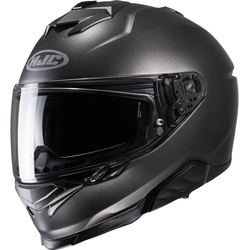 HJC i71 Solid Helm, silber, Größe 2XL