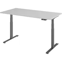 Bümö Schreibtisch 160 x 80 cm grau