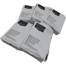 Amazon Basics Druckerpapier, DIN A4, 80 g/m2, 2500 Stück, 5 Packungen mit 500, Weiß