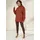 LASCANA Hoodie mit Print braun/rot 36/38