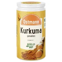 Ostmann Gewürze - Kurkuma gemahlen | Perfektes Gewürz für Curry- und Reisgerichte | Verleiht Gerichte eine goldgelbe Farbe | Natürliche Zutaten | 40 g in der Streudose