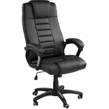 Tectake Chefsessel schwarz