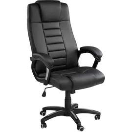 Tectake Chefsessel schwarz