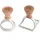 Marcato Ravioli- und Keks-Ausstechset, Ravioli-Macher, Keks-Ausstecher, Massivholz und Gusseisen, Hergestellt in Italien, 58 mm runde Prägung + 58 mm quadratische Prägung. Modell: Raviolè