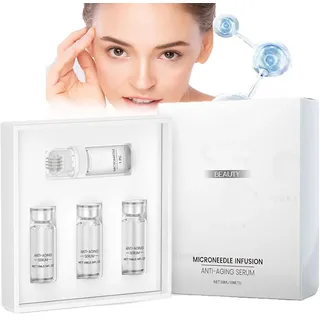 Beauty Infusion Kit, Glov Beauty Micro Infusion System Kit, Micro Infusion System für das Gesicht, Beauty Micro Infusion Kit, Smooth Skin Gesichtsserum für alle Hauttypen (1Set)