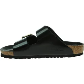 Birkenstock Arizona Big Buckle Damen Ledersandalen in Schwarz – 7 UK - 40 EU - 9/9.5 US / Black - Schwarz - 40