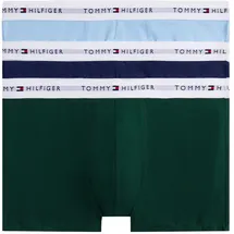 Tommy Hilfiger Trunk »3P TRUNK« Packung, 3er, 3 Stk. mit Logoschriftzug, Gr. XXL (56) - 3 Stk., Orn Grn/Prp Nvy/Vess Blu, , 74971051-XXL 3 Stk.