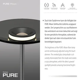 neuhaus pure PURE Moon 1 Ø 32cm H: 180,0cm grau