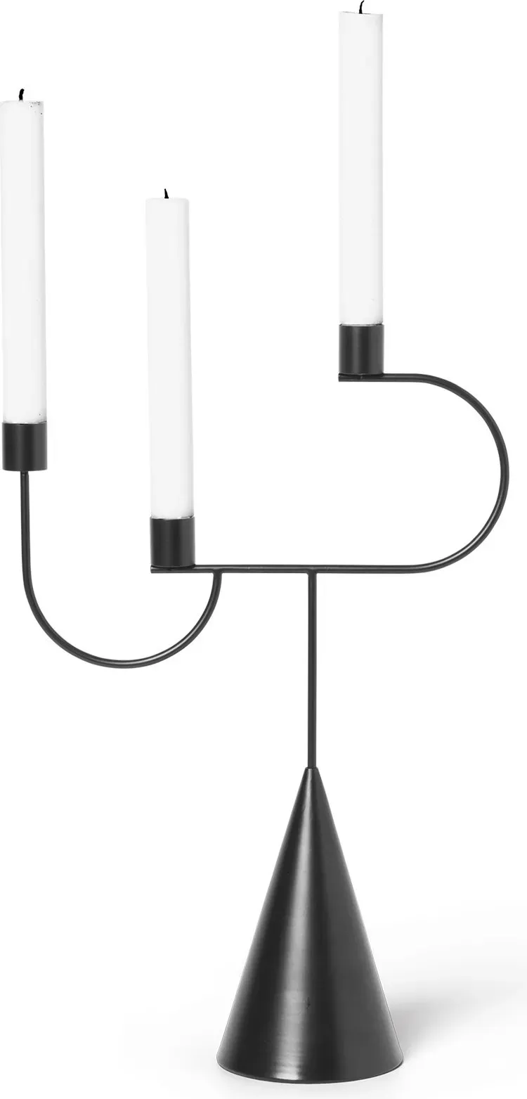 Avant Kerzenständer schwarz