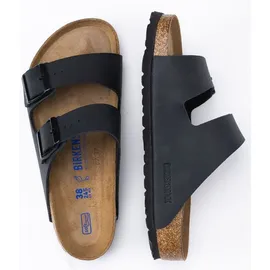 Birkenstock Arizona Weichbettung Birko-Flor schwarz 46