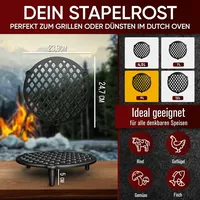 gusskönig Stapelrost für 9 l Dutch Oven