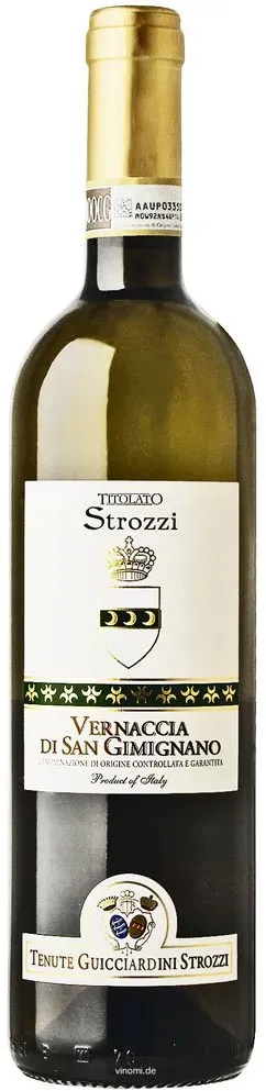 Titolato Strozzi Vernaccia di San Gimignano 2024