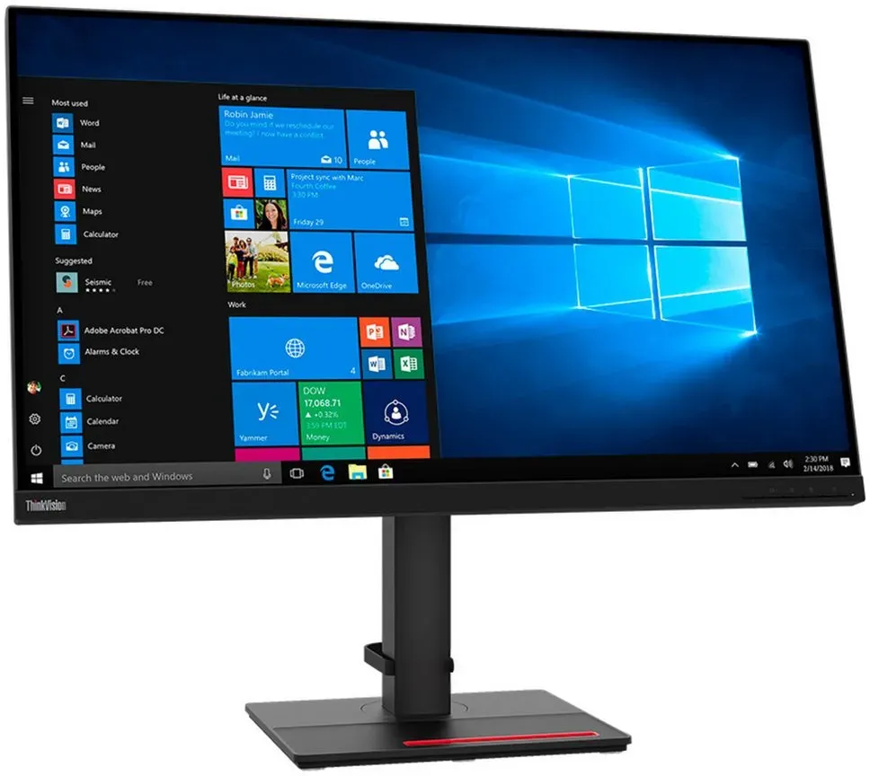 Lenovo Lenovo ThinkVision T32h-30, LED-Monitor, (QHD, LED-Monitor (2560 x 1440 Pixel px, 4 ms Reaktionszeit) schwarz