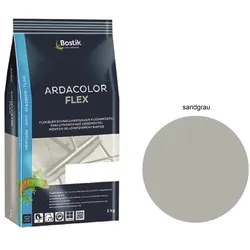 Bostik Ardacolor Flex Fuge Fliesen Fugenmörtel 5Kg sandgrau