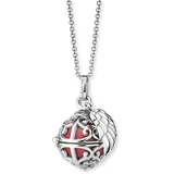 Engelsrufer Kette mit Anhänger XS rot / Silber