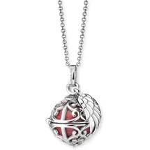 Engelsrufer Kette mit Anhänger XS rot / Silber