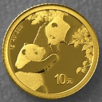 Generisch Goldmünze 1g Panda 2023, Neuware