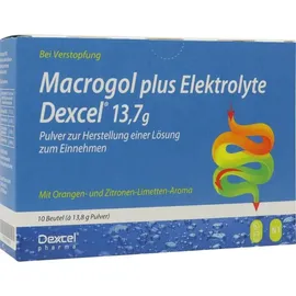 Dexcel Pharma Macrogol plus Elektrolyte Dexcel 13,7 g 10 St.