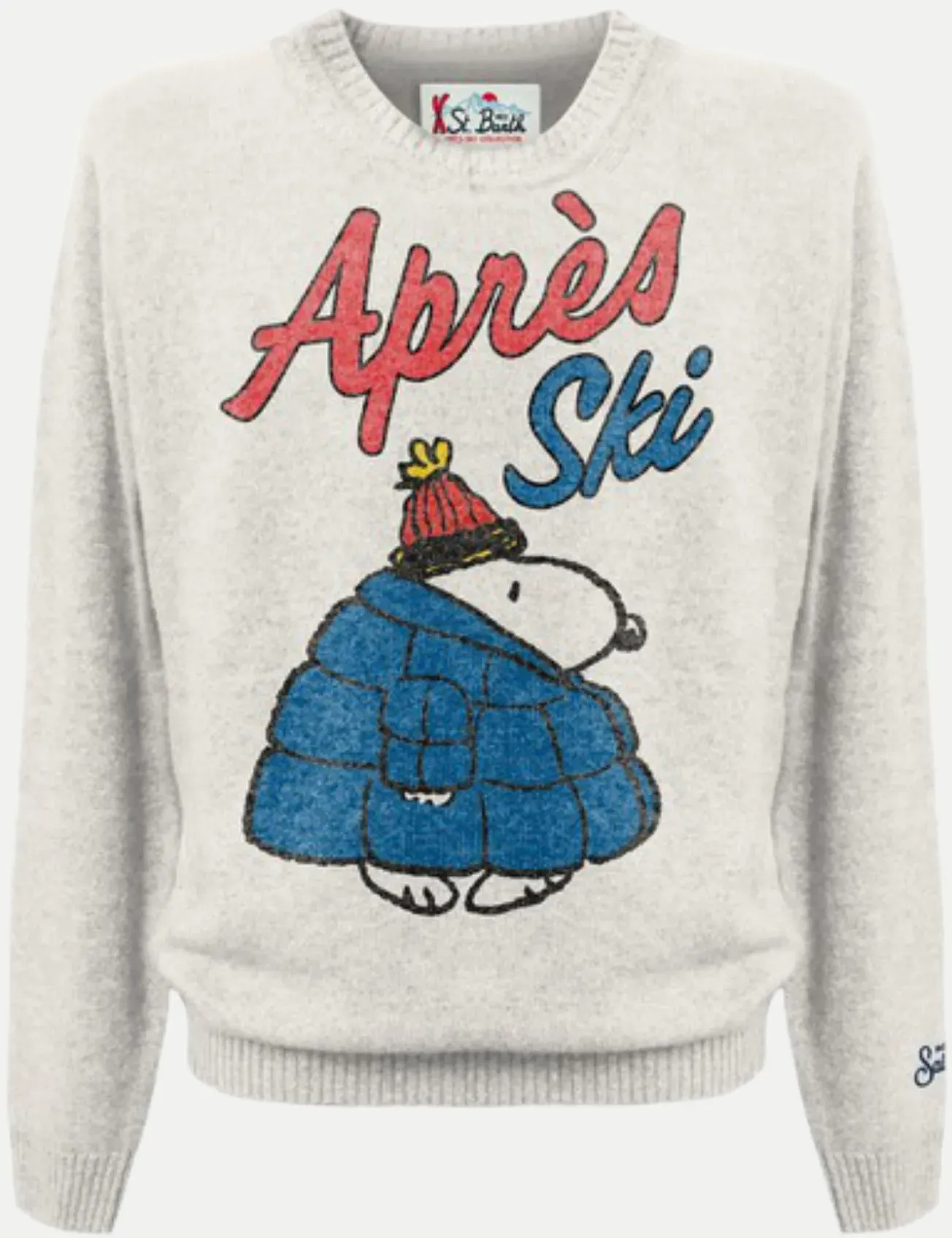 Strickpullover Snoopy Apres Ski Grau L