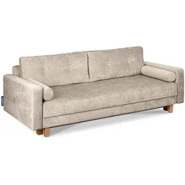 Konsimo Einzelsofa Eriso ¦ beige ¦ Maße (cm): B: 220 H: 80